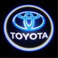 Подсветка в двери с логотипом Toyota