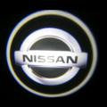 Подсветка в двери с логотипом Nissan