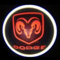 Подсветка в двери с логотипом Dodge