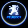 Подсветка в двери с логотипом Peugeot