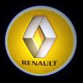 Подсветка в двери с логотипом Renault